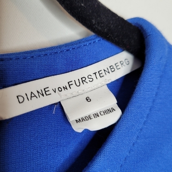 Diane Von Furstenberg Blue Cocktail Dress - Picture 12 of 15
